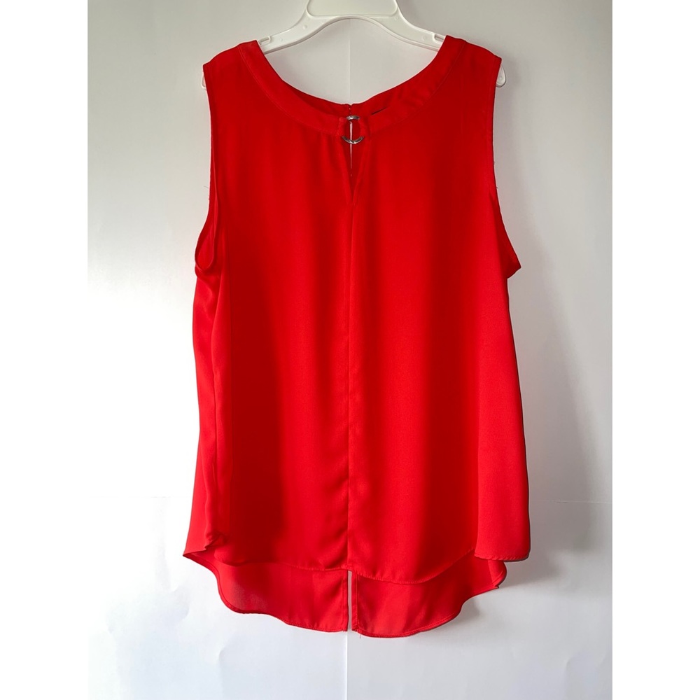 Sami & Jo Sleeveless Red Blouse